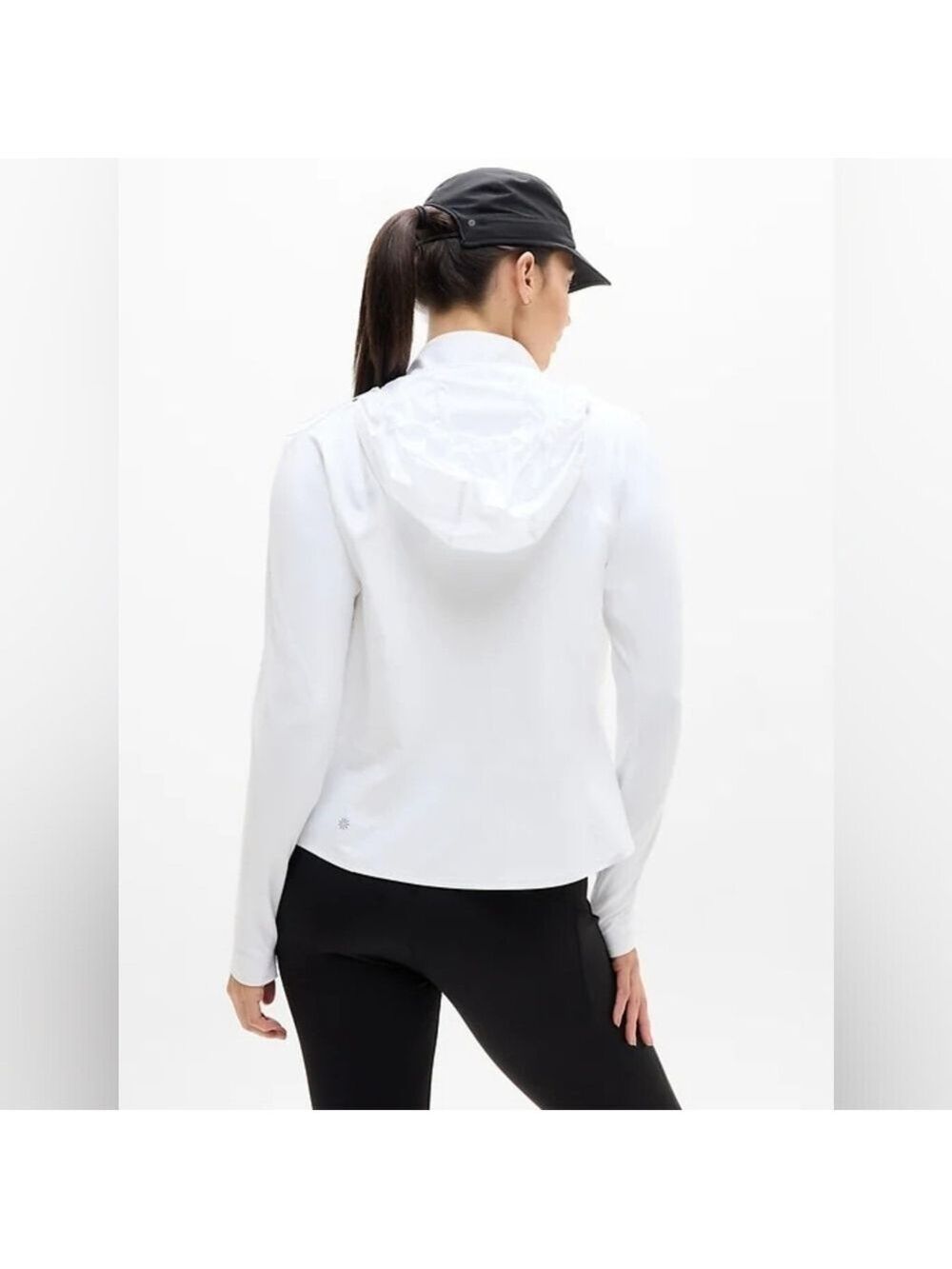 Athleta White Full-Zip Performance Jacket - Picture 4 of 6
